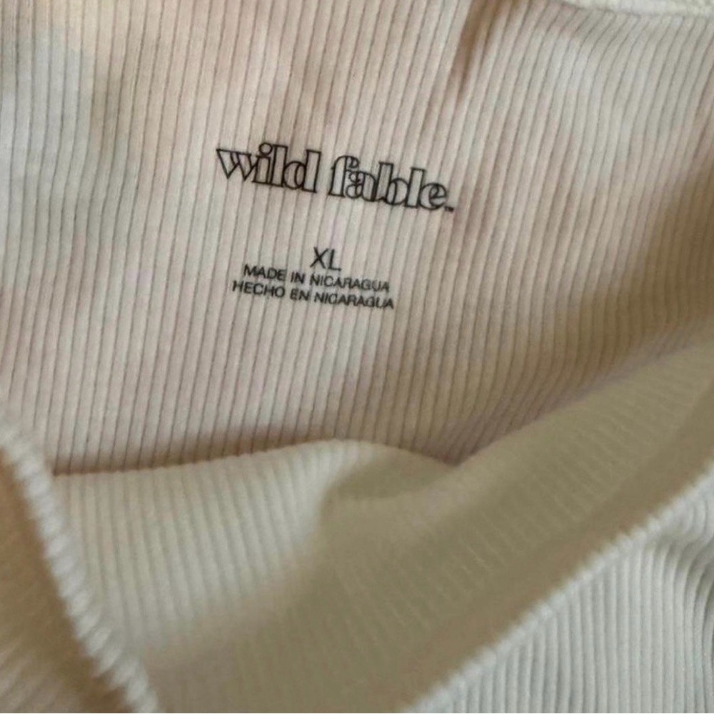 Two Wild Fable Ribbed Sleeveless Tops in White - Picture 3 of 3